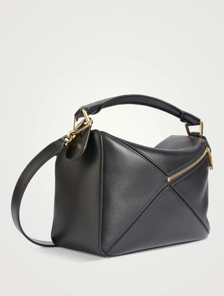 Small Featherlight Puzzle Leather Bag