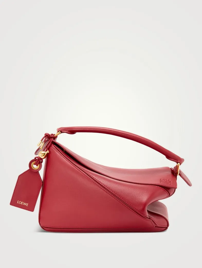 Small Featherlight Puzzle Leather Bag