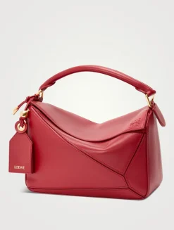 Small Featherlight Puzzle Leather Bag