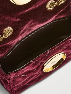 Small Heritage Velvet Shoulder Bag