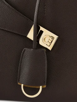 Small Hug Leather Satchel