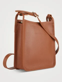 Small Le Foulonné Leather Crossbody Bag