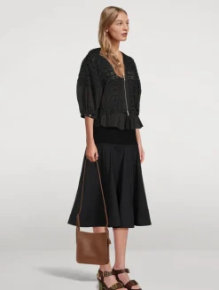 Small Le Foulonné Leather Crossbody Bag