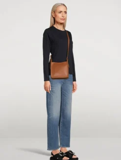 Small Le Foulonné Leather Crossbody Bag