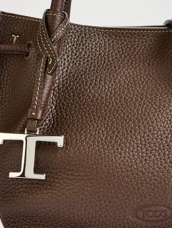 Small Leather Bucket Bag