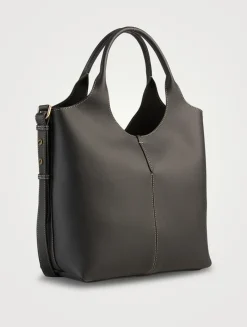Small Leather Shopping Bag