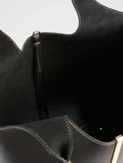 Small Leather Shopping Bag