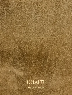 Small Lotus Suede Tote Bag