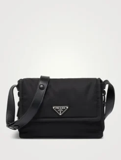 Small Padded Re-nylon Shoulder Bag