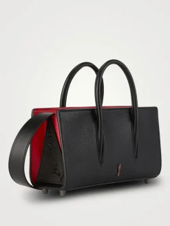 Small Paloma Leather Top Handle Bag