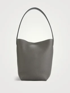 Small Park Leather Tote Bag