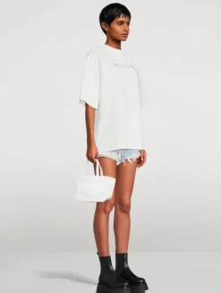 Small Punch Woven Tote Bag