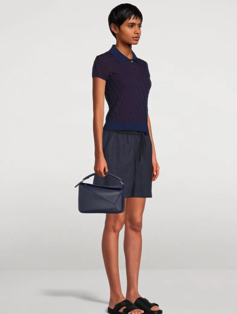 Small Puzzle Leather Bag