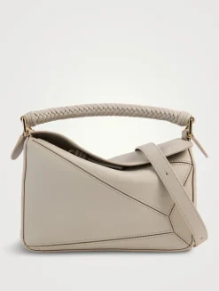 Small Puzzle Leather Bag