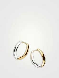 Small Savi Signature Hoop Earrings