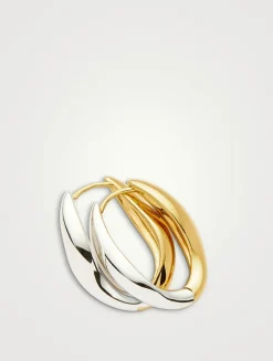Small Savi Signature Hoop Earrings