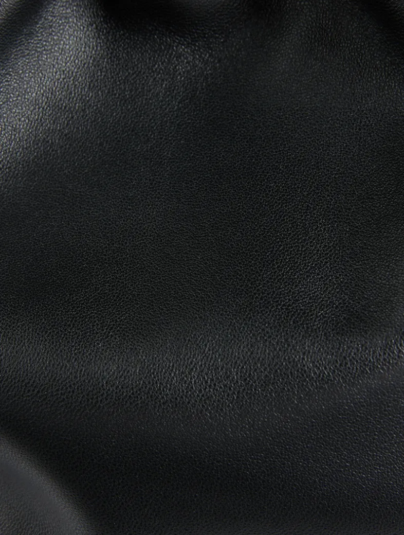 Small Squeeze Leather Shoulder Bag