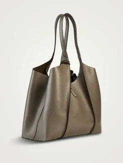 Small T Timeless Leather Shopping Bag