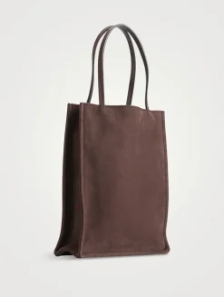 Small To Go Suede Tote Bag