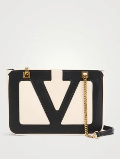 Small Viva Superstar Leather Tote Bag