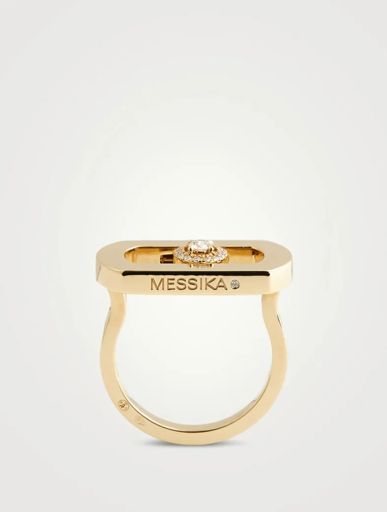 So Move 18K Gold Ring With Diamonds