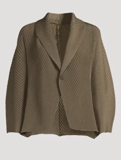 Soft Fold Pleats Cardigan