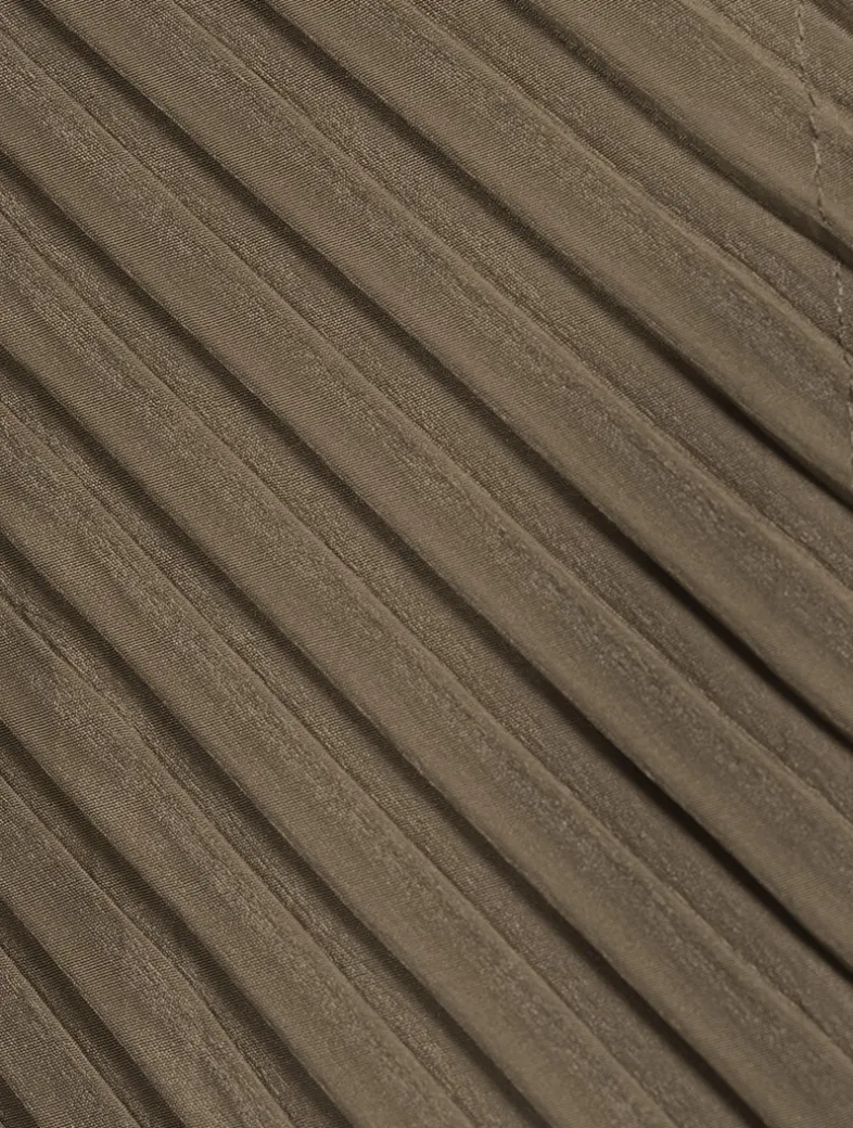 Soft Fold Pleats Cardigan