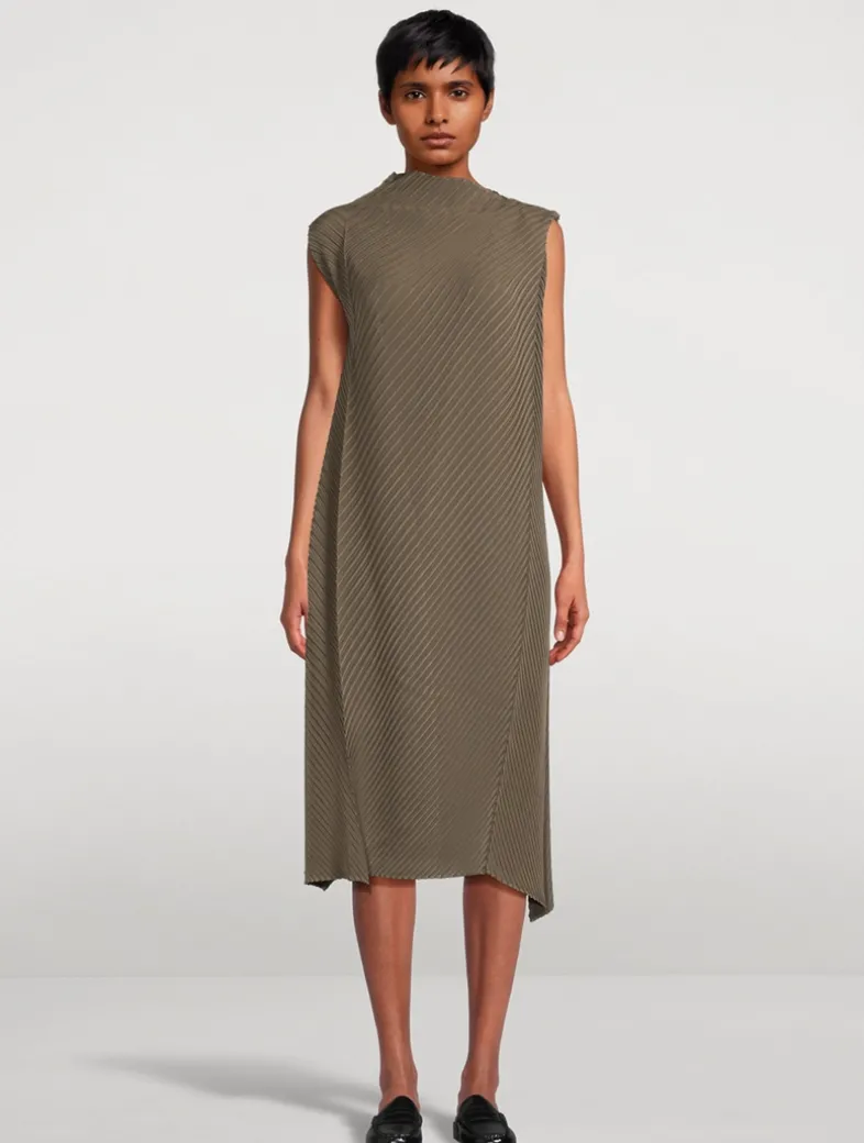 Soft Fold Pleats Dress