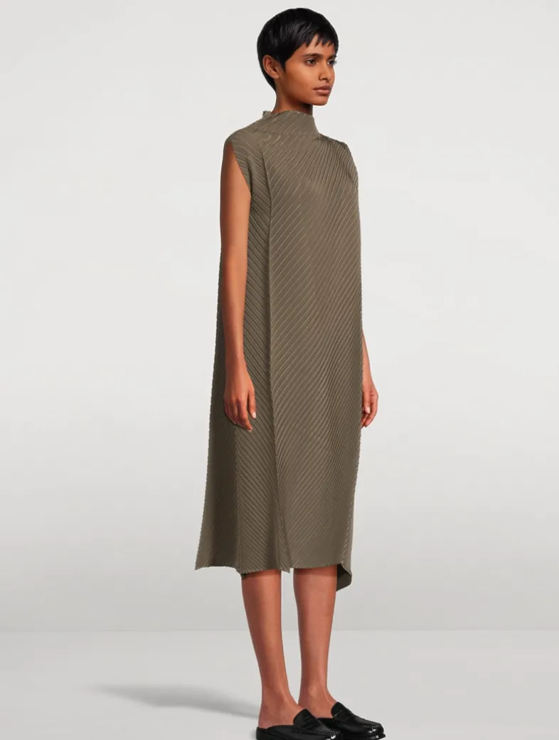 Soft Fold Pleats Dress