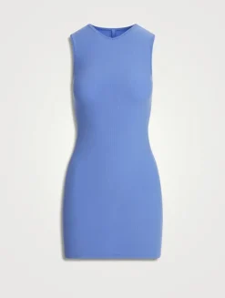 Soft Lounge V-Neck Tank Mini Dress