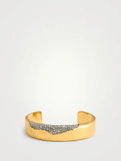 Solanales Crystal Cuff Bracelet