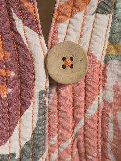 Soleil Beach Jacket In Floral Print