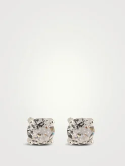 Solitaire Stud Earrings
