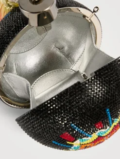 Sphere Fuse Crystal Clutch