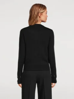 Stapled Wool And Silk Sweater