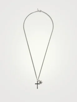 Star And Cross Pendants Necklace