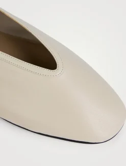 Stella Leather Mary Jane Ballet Flats