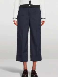 Straight-Leg Trousers