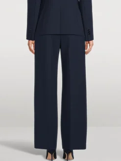 Straight-Leg Trousers