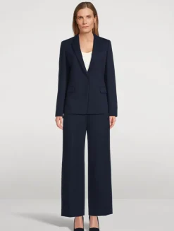 Straight-Leg Trousers