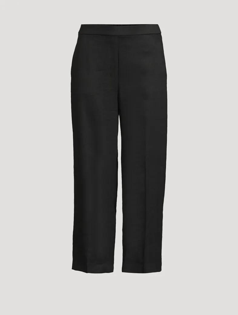 Straight-Leg Trousers