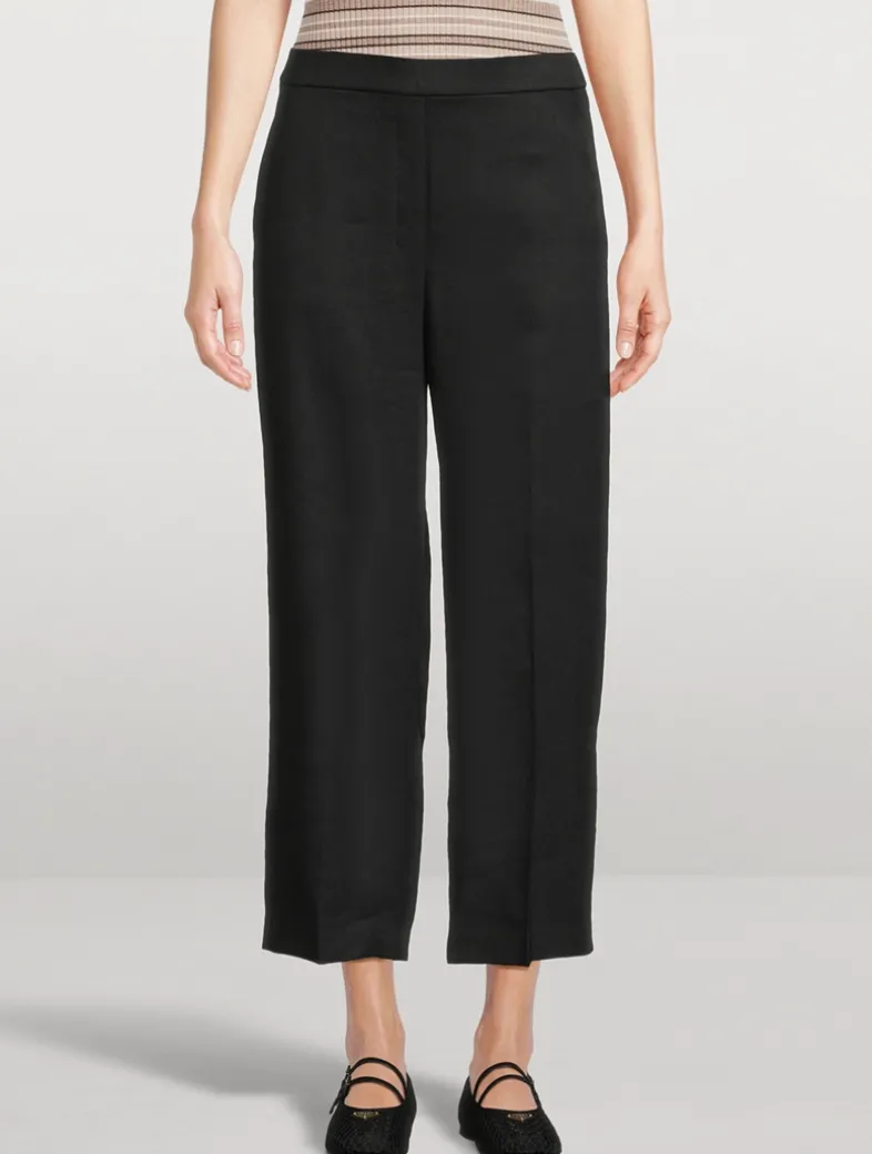 Straight-Leg Trousers