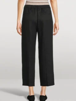 Straight-Leg Trousers