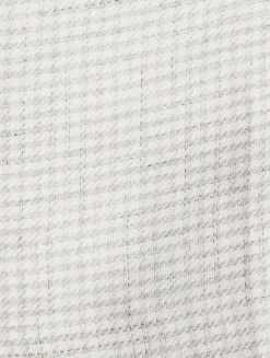 Straight-Leg Trousers In Houndstooth Print