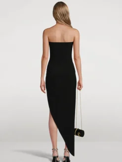 Strapless Draped Gown