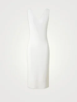 Stretch Knit Midi Dress