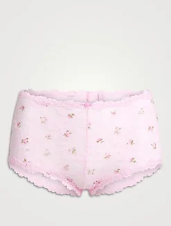 Stretch Lace Boy Short