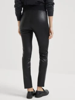 Stretch Nappa Leggings