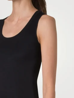 Stretch Silk Sleeveless Top