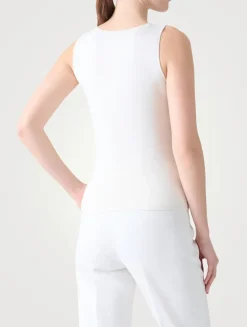 Stretch Silk Tank Top